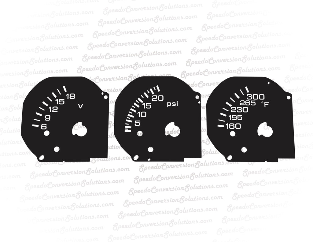 1989-1994 Nissan R32 Skyline GT-R - Center Gauges MPH MINES