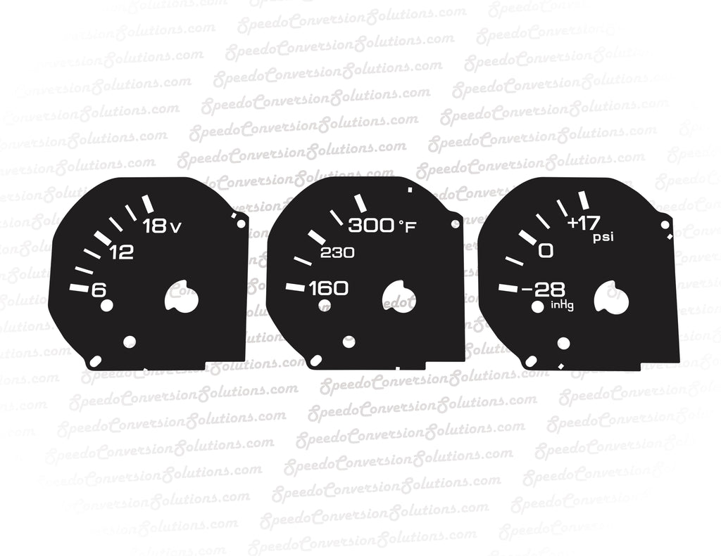 1989-1994 Nissan R32 Skyline GT-R - Center Gauges MPH NISMO