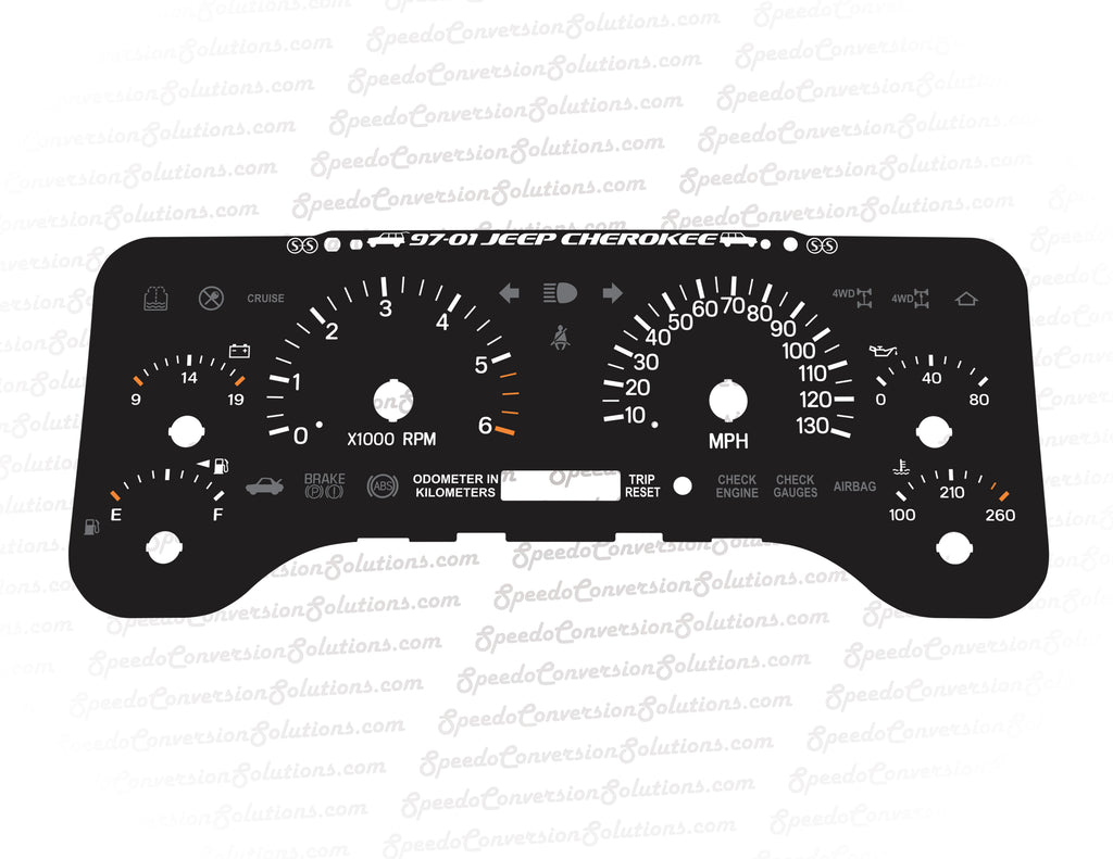 1997-2001 Jeep Cherokee - 130 MPH