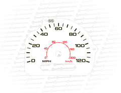 2004-2012 Ford Ranger 120 MPH - Speedometer Only