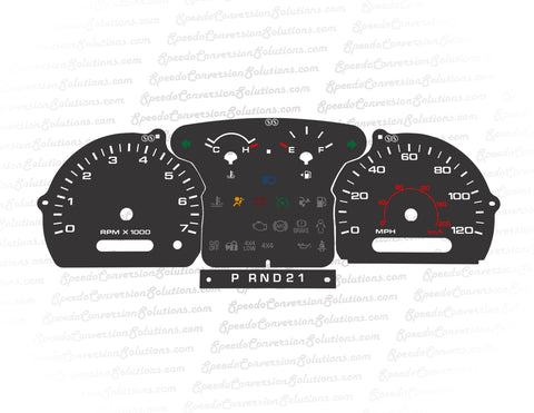 2004-2012 Ford Ranger 120 MPH - Full Set