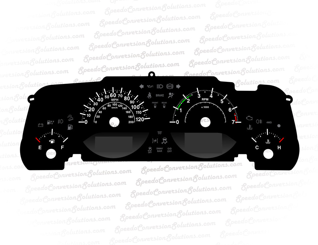 2007-2016 Jeep Wrangler 120 MPH O/D OFF With HDC