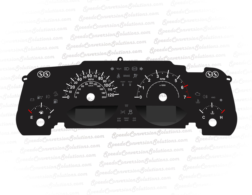2007-2016 Jeep Wrangler 120 MPH O/D OFF ESP/BAS With HDC