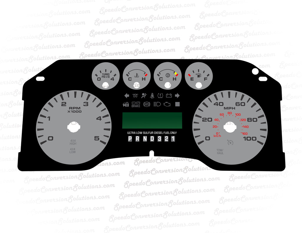 2008-2010 Ford F-250 F-350 Diesel MPH W/O Trip