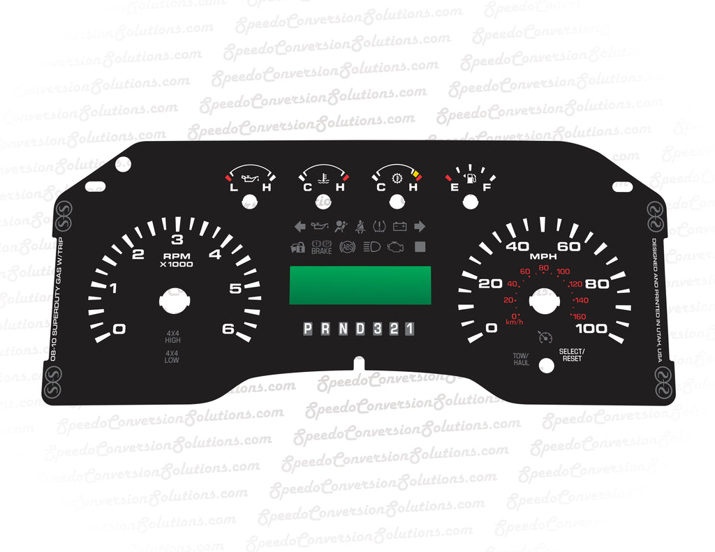 2008-2010 Ford F-250 F-350 Gas MPH W/Trip