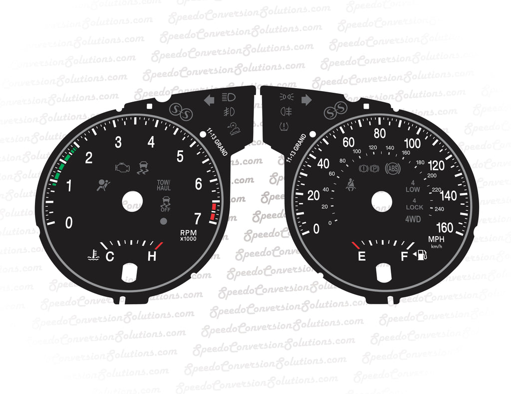 2011-2013 Jeep Grand Cherokee - 160 MPH