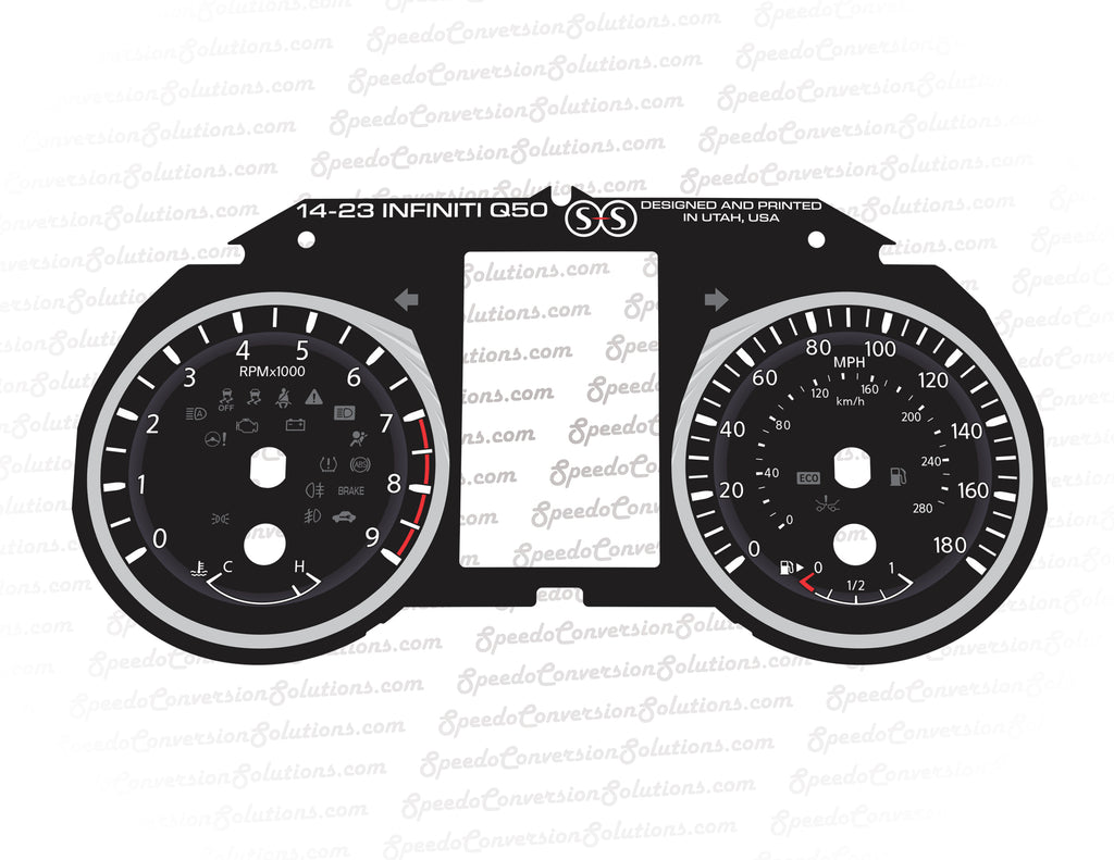 2014-2023 Infiniti Q50 - 180 MPH