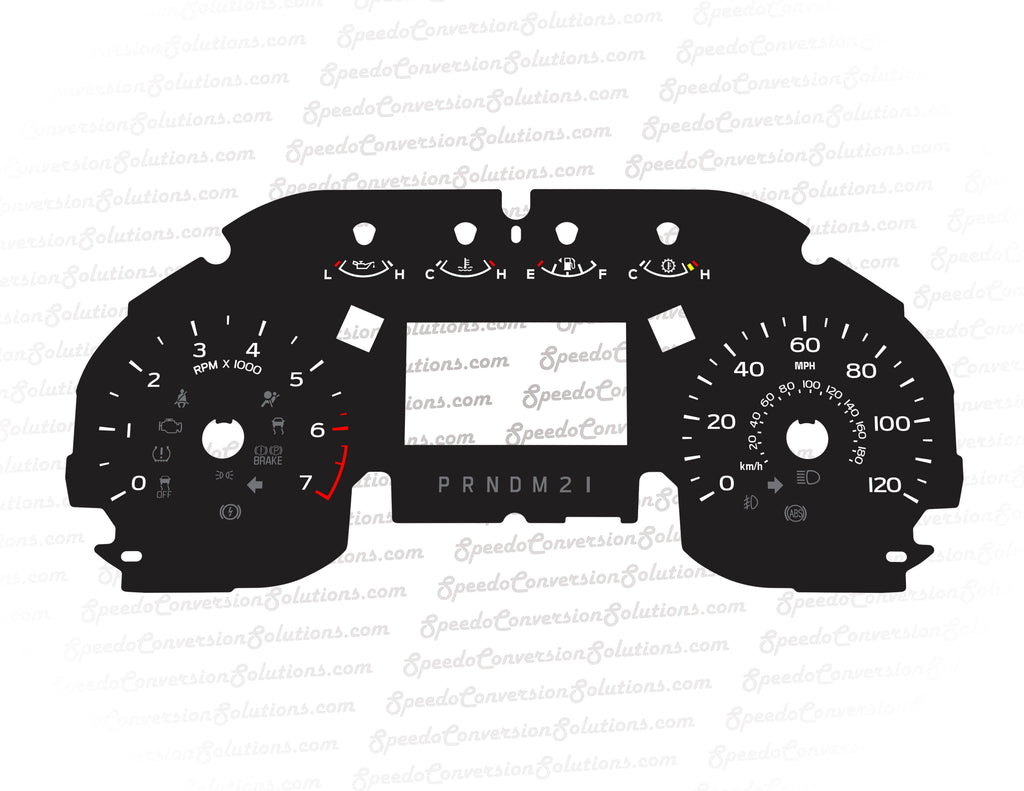 2015-2020 Ford F-150 4 Inch Screen PRNDM21 120 MPH