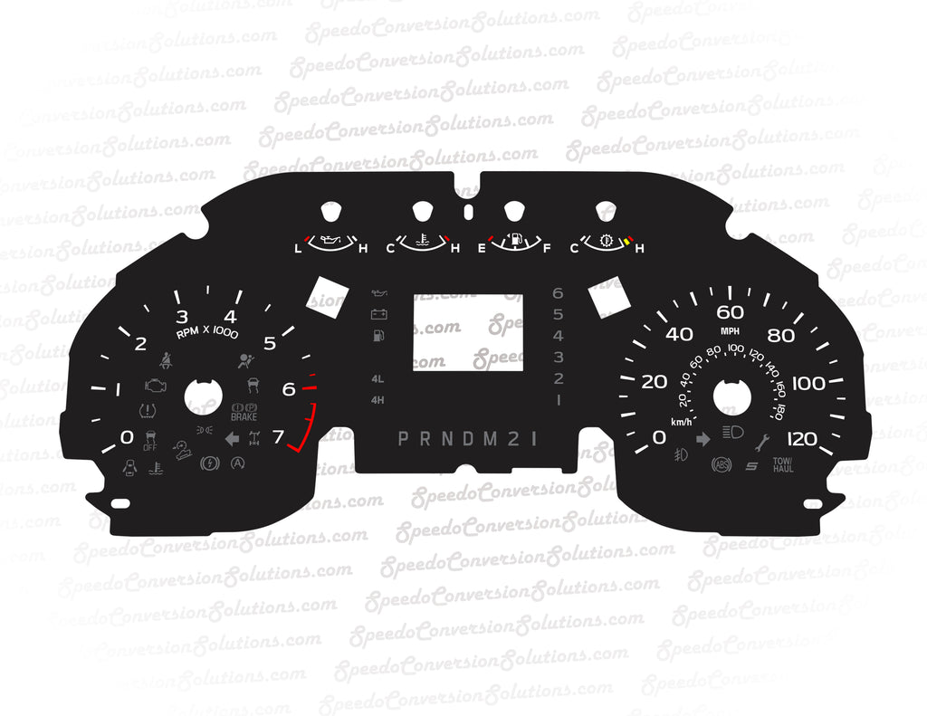 2015-2020 Ford F-150 2.5 Inch Screen PRNDM21 120 MPH