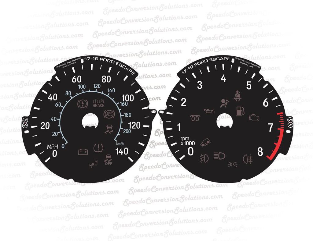 2017-2019 Ford Escape SIDES ONLY - 140 MPH