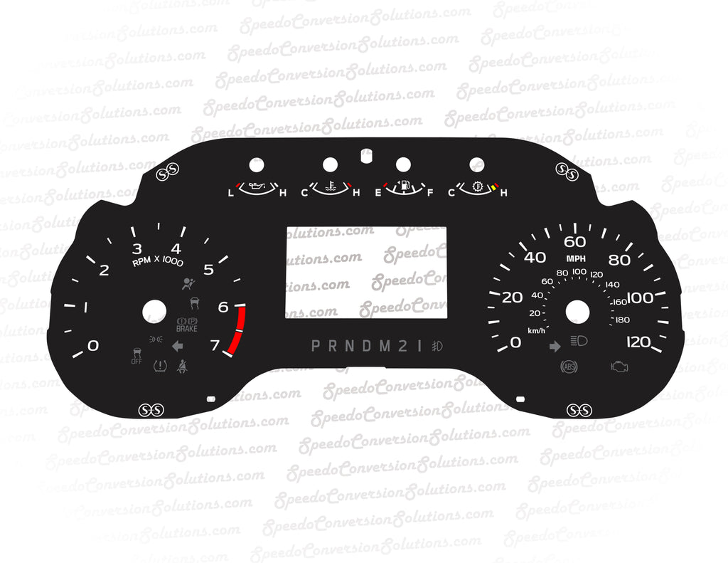 2017-2022 Ford Superduty Gas 4 Inch Screen PRNDM21 120 MPH