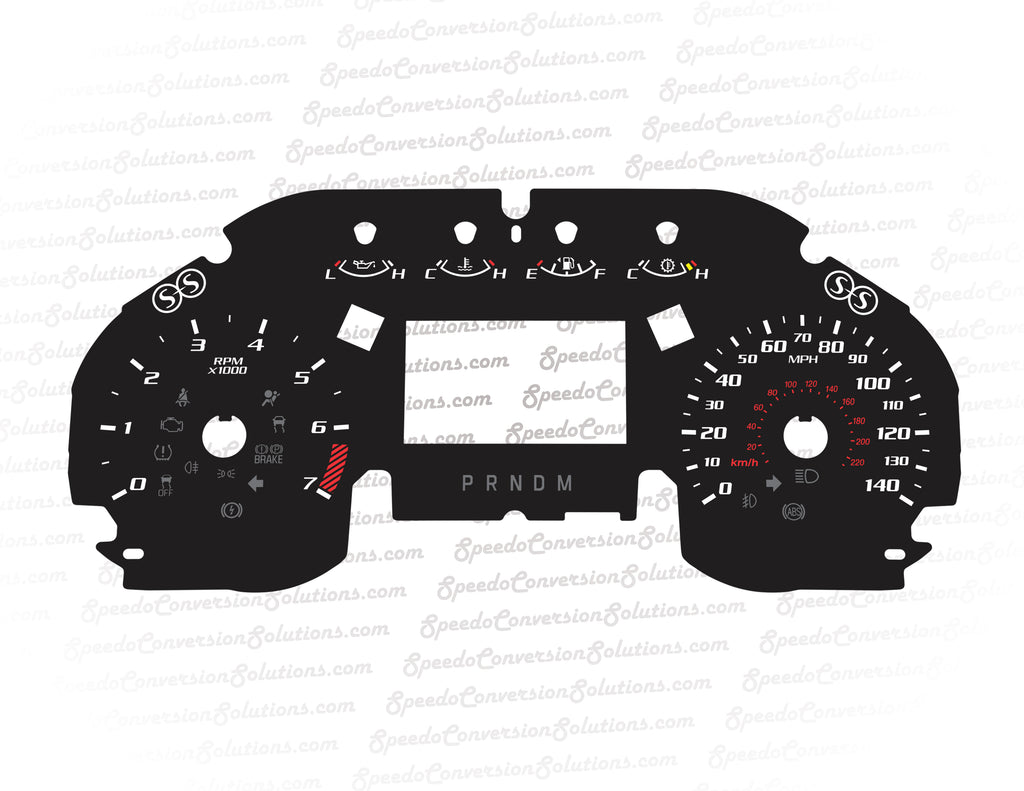 2015-2020 Ford F-150 Raptor 4 Inch Screen PRNDM Temp - 140 MPH