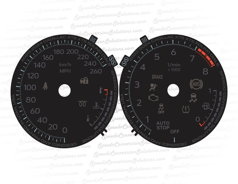 2020-2024 Cadillac XT5 XT6 Round Dials - 260