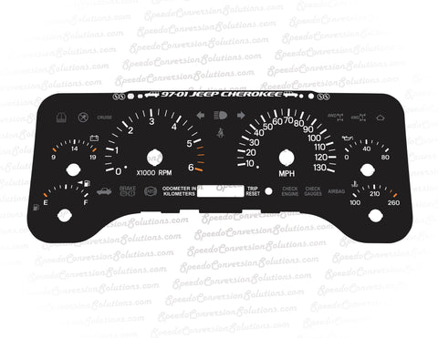 1997-2001 Jeep Cherokee - 130 MPH