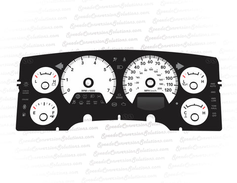 2007-2008 Dodge Ram Gas 6 Gauge 120 MPH