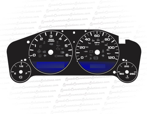 2007-2014 Chevrolet Silverado Suburban Gas 4 Gauge MPH TCS