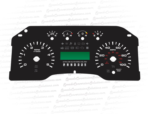2008-2010 Ford F-250 F-350 Diesel MPH W/Trip