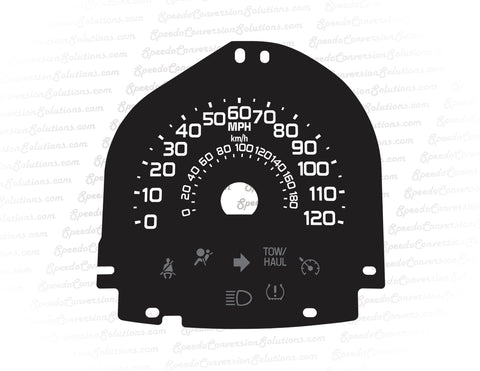 2011-2016 Ford F-250 F-350 Standard Ticks - 120 MPH