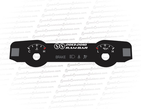 2013-2018 Dodge Ram Upper Bar Temp