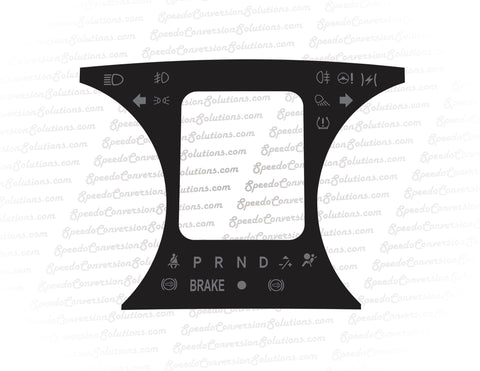 2013-2019 Dodge Ram Center Warning Lights