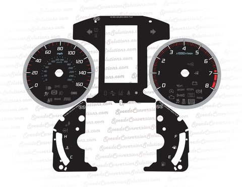 2014-2020 Acura MDX TLX 160 MPH - Full Set