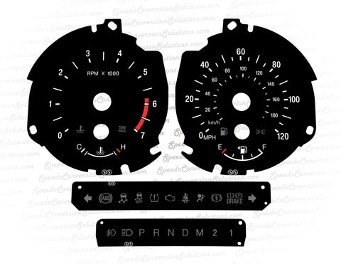 2015-2017 Ford Expedition XLT 4 Gauge 120 MPH