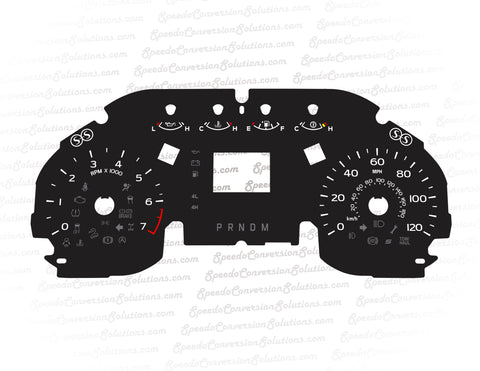 2015-2020 Ford F-150 2.5 Inch Screen PRNDM 120 MPH