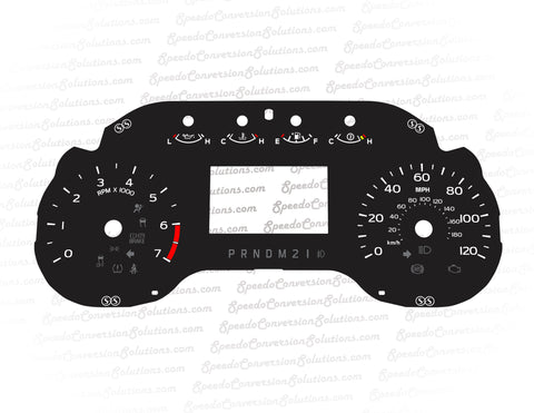 2017-2022 Ford Superduty Gas 4 Inch Screen PRNDM21 120 MPH