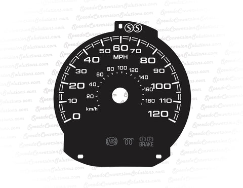 2017-2022 Ford Superduty Limited 8 Inch Screen 120 MPH - Speedometer Only