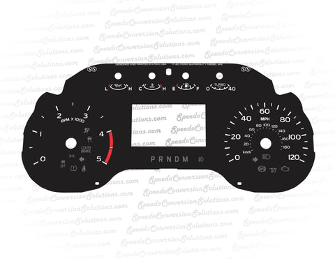 2017-2022 Ford Superduty Diesel 4 Inch Screen PRNDM 120 MPH